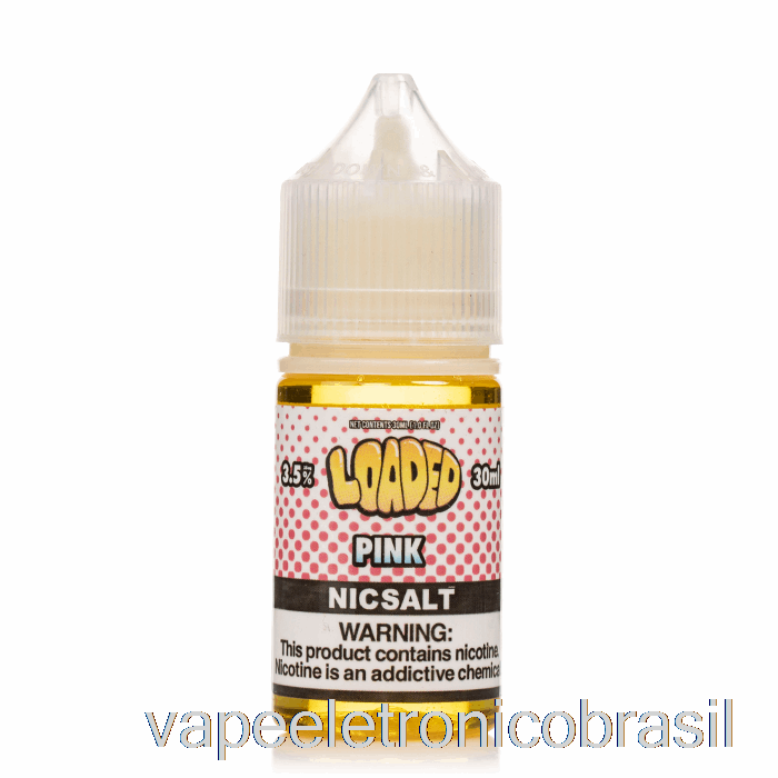 Vape Recarregável Rosa - Sais Carregados - Vapores Implacáveis ​​- 30ml 50mg